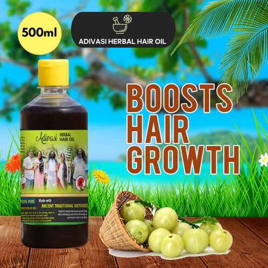 PRAKKRUTHI ADIVASI HERBAL HAIR OIL 🌿