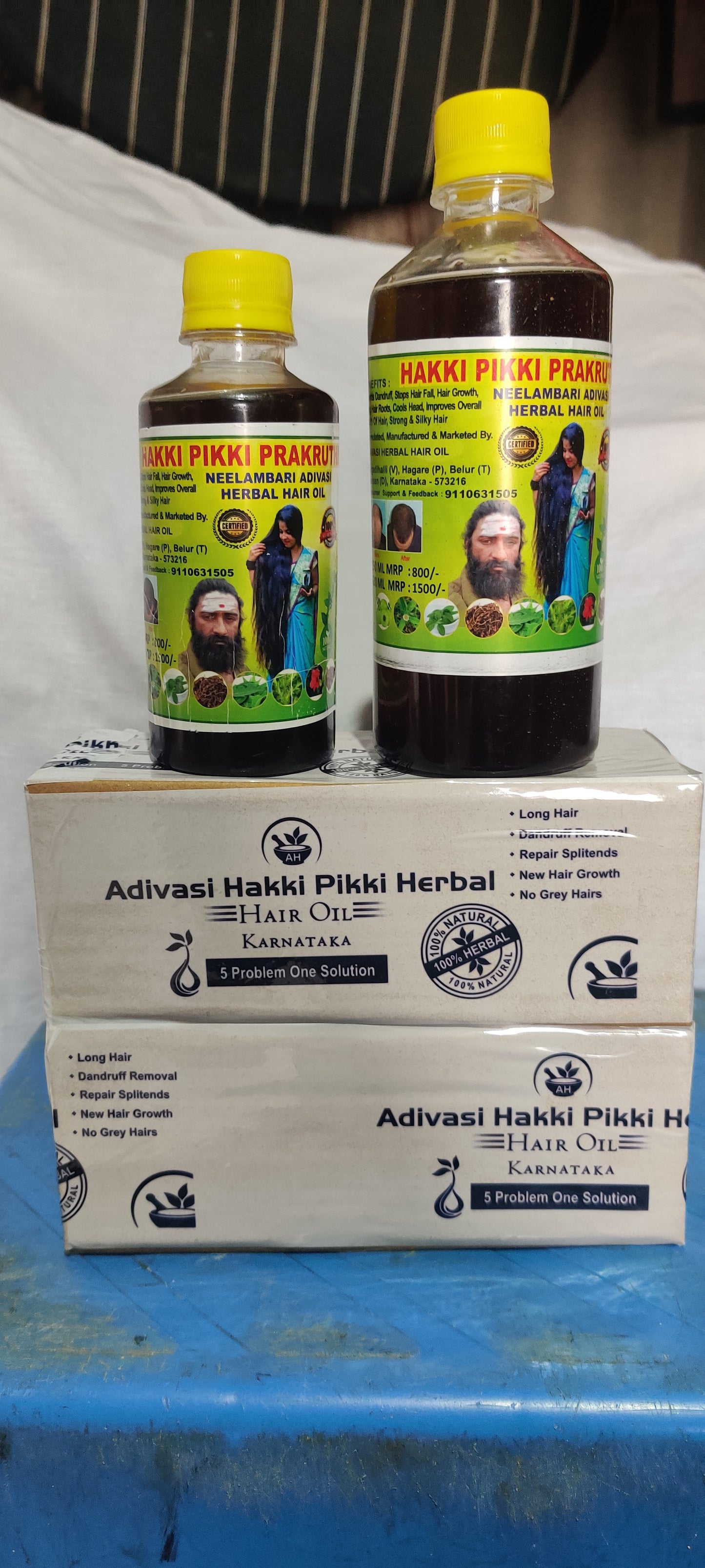 PRAKKRUTHI ADIVASI HERBAL HAIR OIL 🌿